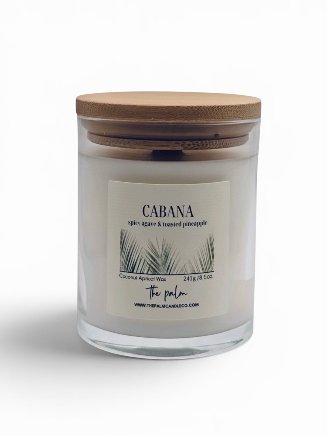 Cabana | Spicy Agave & Toasted Pineapple – Non-Toxic Coconut Wax Candle