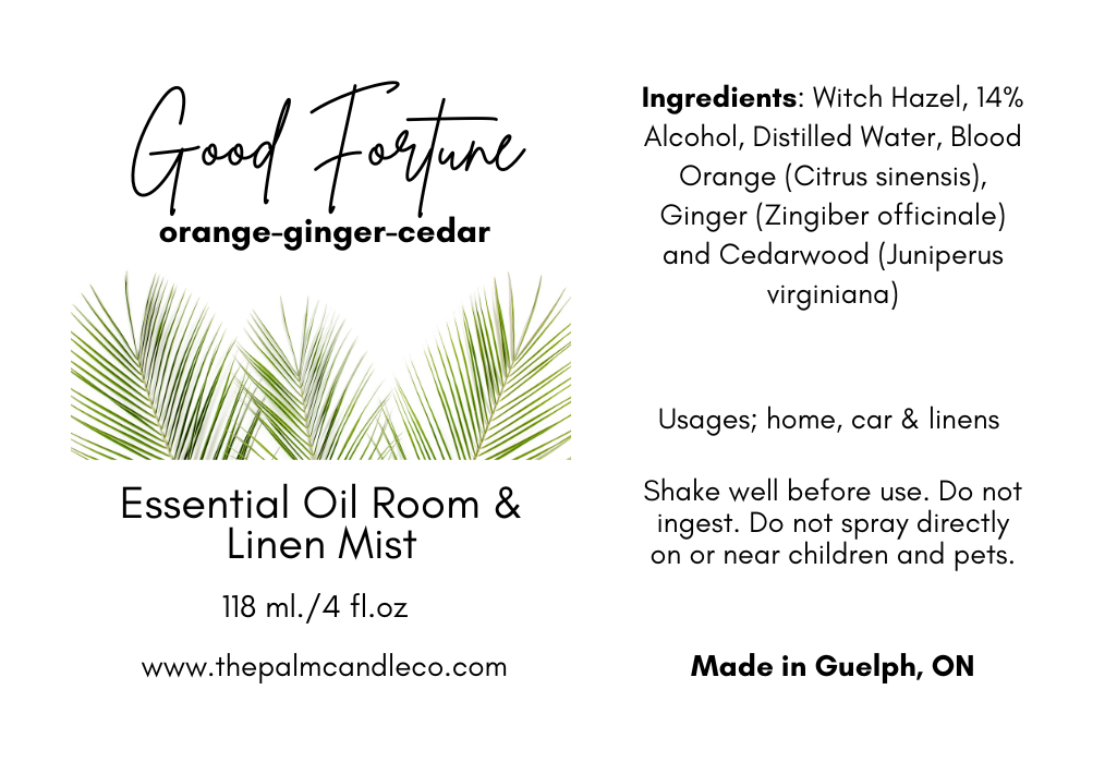 GOOD FORTUNE Natural Room Mist