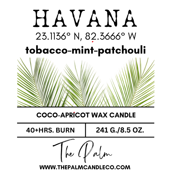 HAVANA tobacco~mint~patchouli