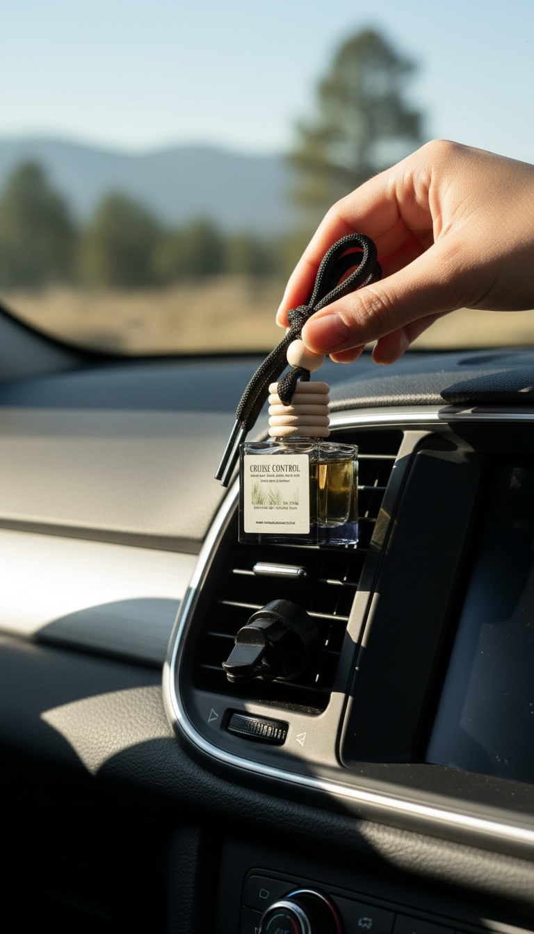 Cruise Control | Pine+Spruce | Essential Oil Car Micro Diffuser | Non-Toxic | Non-VOC