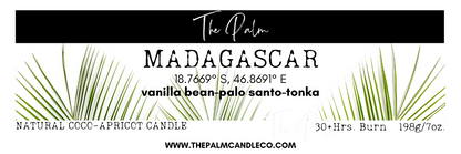 MADAGASCAR: vanilla bean~palo santo~tonka