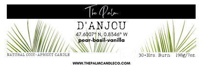 D'ANJOU: pear~basil~vanilla﻿