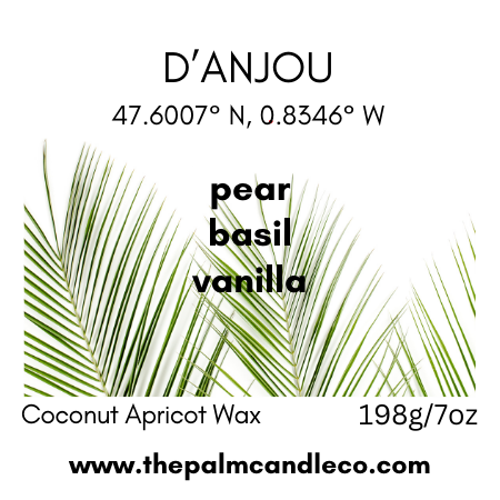 D'ANJOU: pear~basil~vanilla