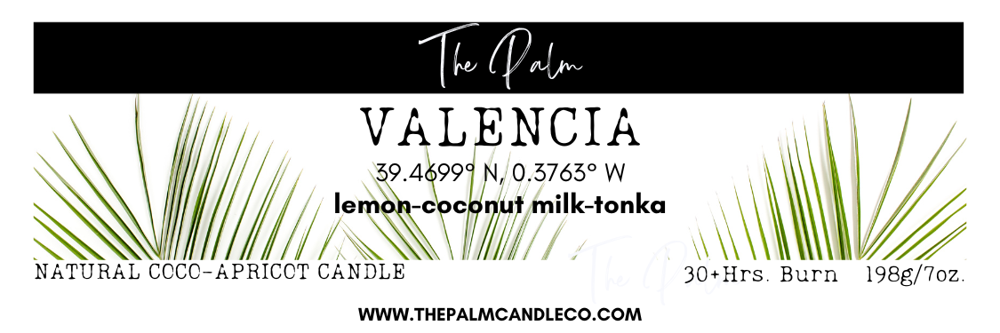 VALENCIA: lemon~coconut milk~tonka