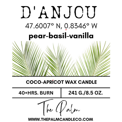 D'ANJOU pear~basil~vanilla