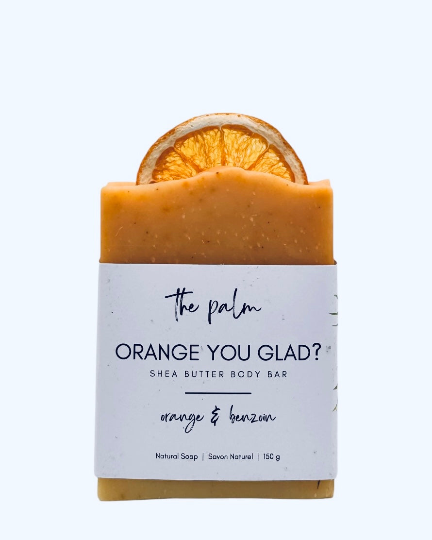 Orange You Glad? - Orange & Sweet Benzoin, Natural Soap