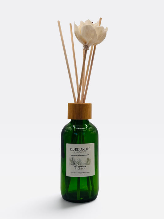Rio de Janeiro | Pistachio, Heliotrope & Vanilla | Reed Diffuser