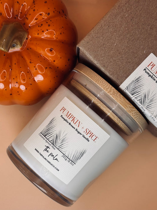 PUMPKIN + SPICE : PUMPKIN SPICE | BROWN SUGAR | VANILLA