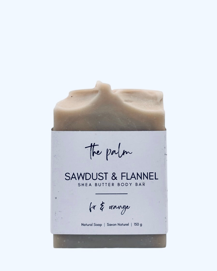 Sawdust & Flannel - Fir & Orange Blend, Natural Bar Soap