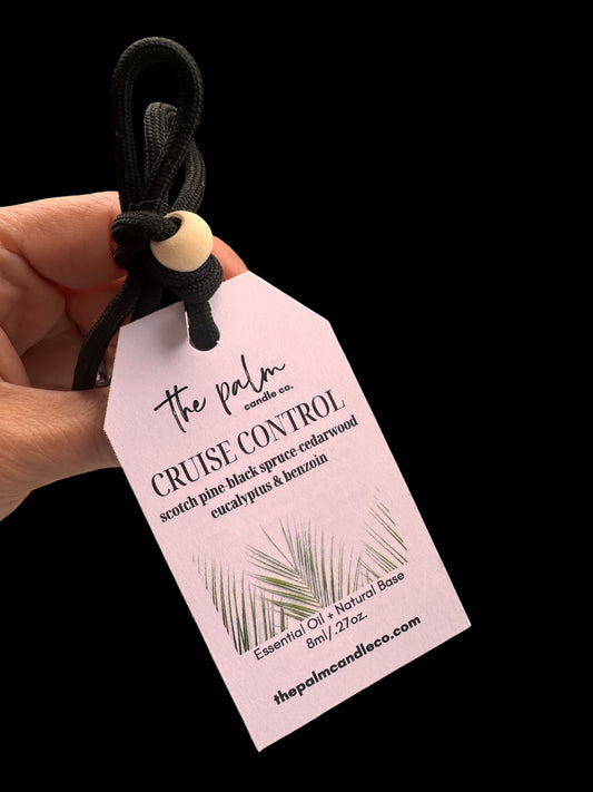 Cruise Control | Pine+Spruce | Essential Oil Car Micro Diffuser | Non-Toxic | Non-VOC