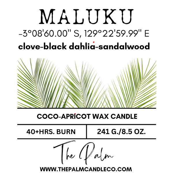 MALUKU clove~black dahlia~sandalwood