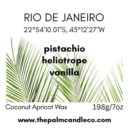 RIO DE JANEIRO : pistachio~heliotrope~vanilla