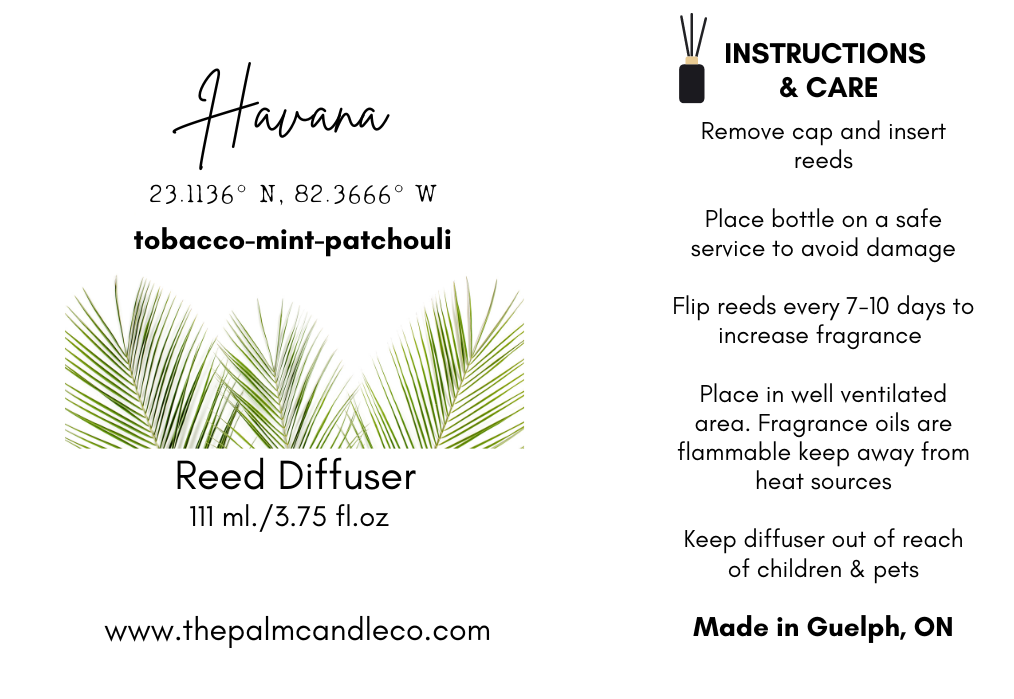 HAVANA - Reed Diffuser