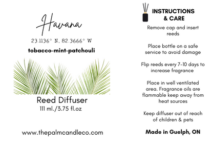 HAVANA - Reed Diffuser