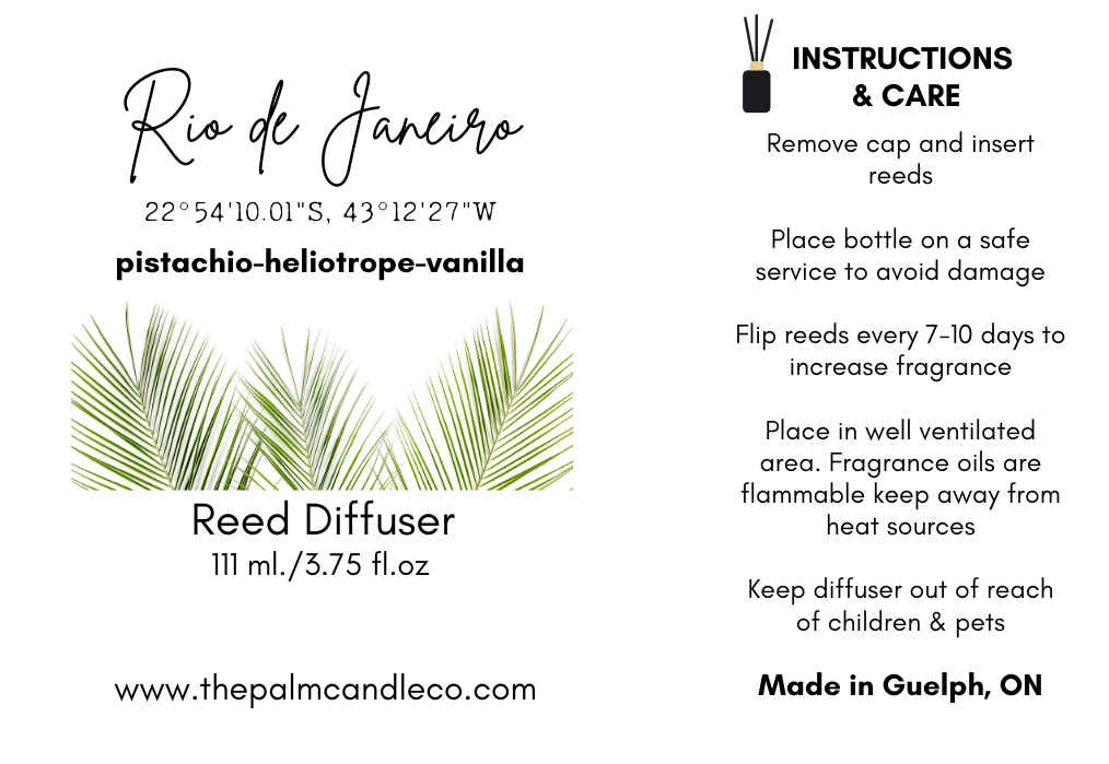 RIO DE JANEIRO - Reed Diffuser