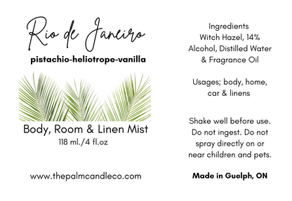 RIO DE JANEIRO Body, Room & Linen Mist