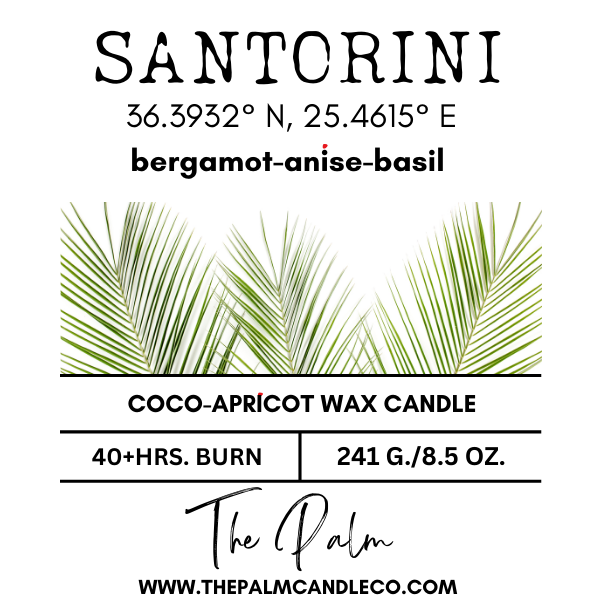 SANTORINI bergamot~anise~basil